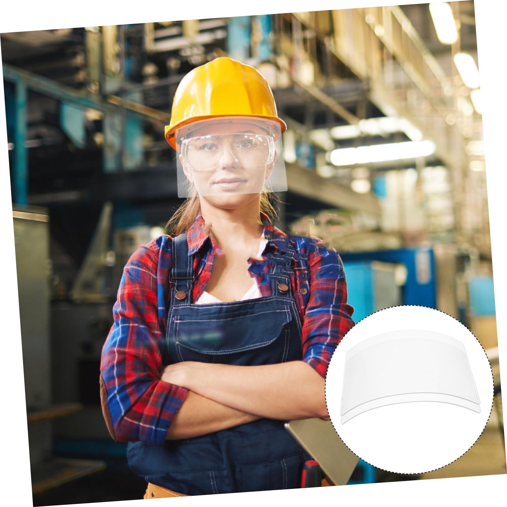 4sets Industrie Haube Schutzhülle Sandstrahlen Sandstrahlen Maske Objektiv Sicher Helm Schutz Objektiv 2 Stücke * 4