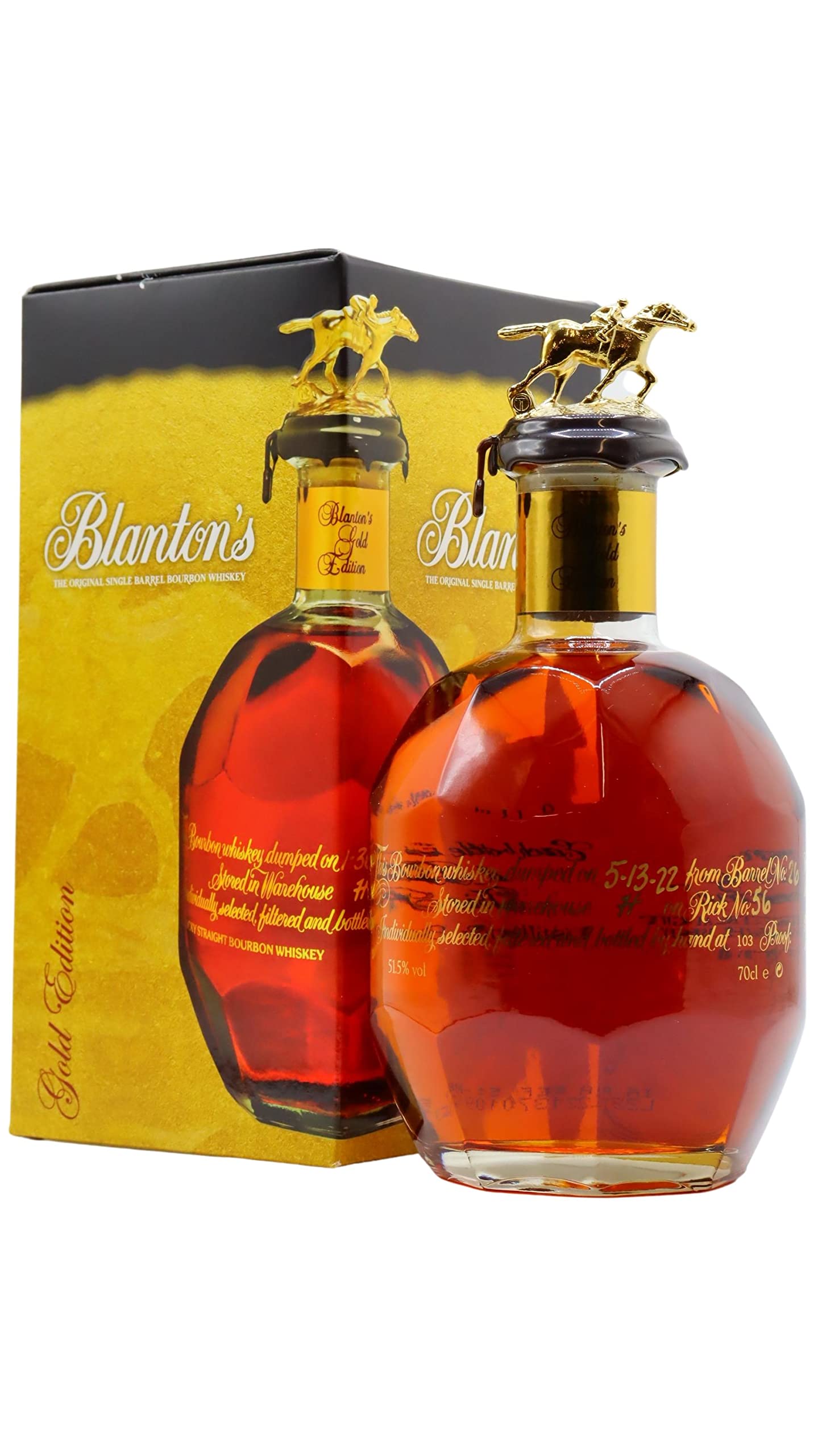 Blanton's - Gold Edition Single Barrel Bourbon - Whiskey 70cl 51.5% ABV