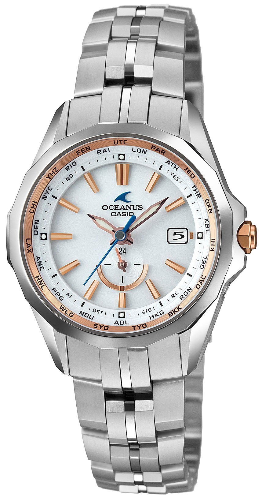 Amazon.co.jp: CASIO Oceanus Manta Ladies' Solar Radio