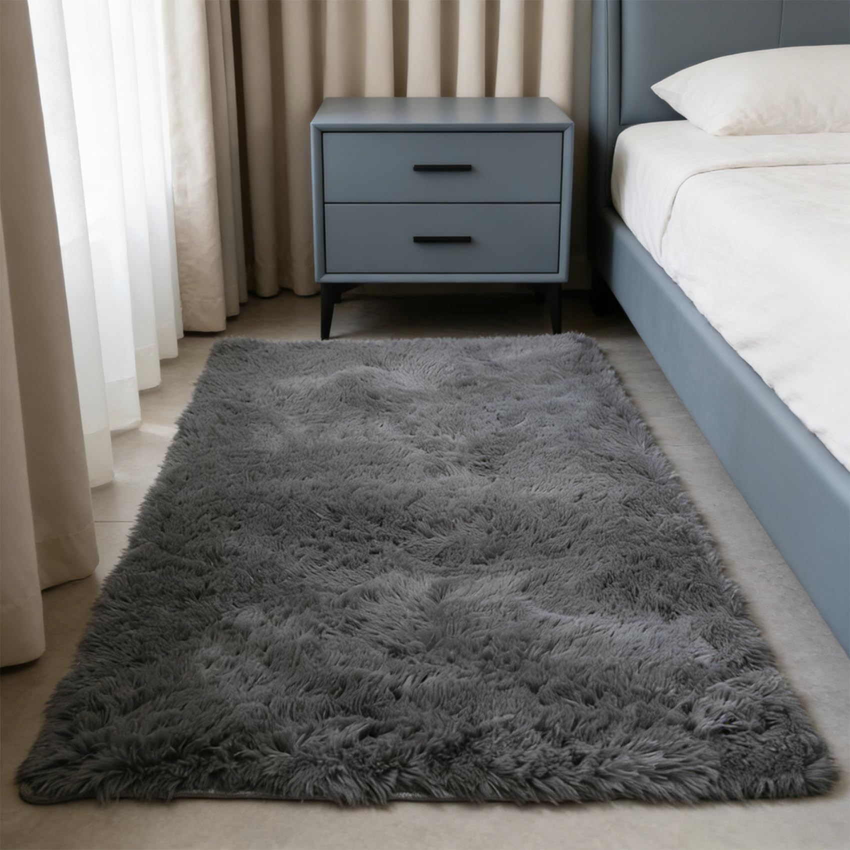 Tapis de salon antidérapant et doux pour un confort sécurisé au quotidien