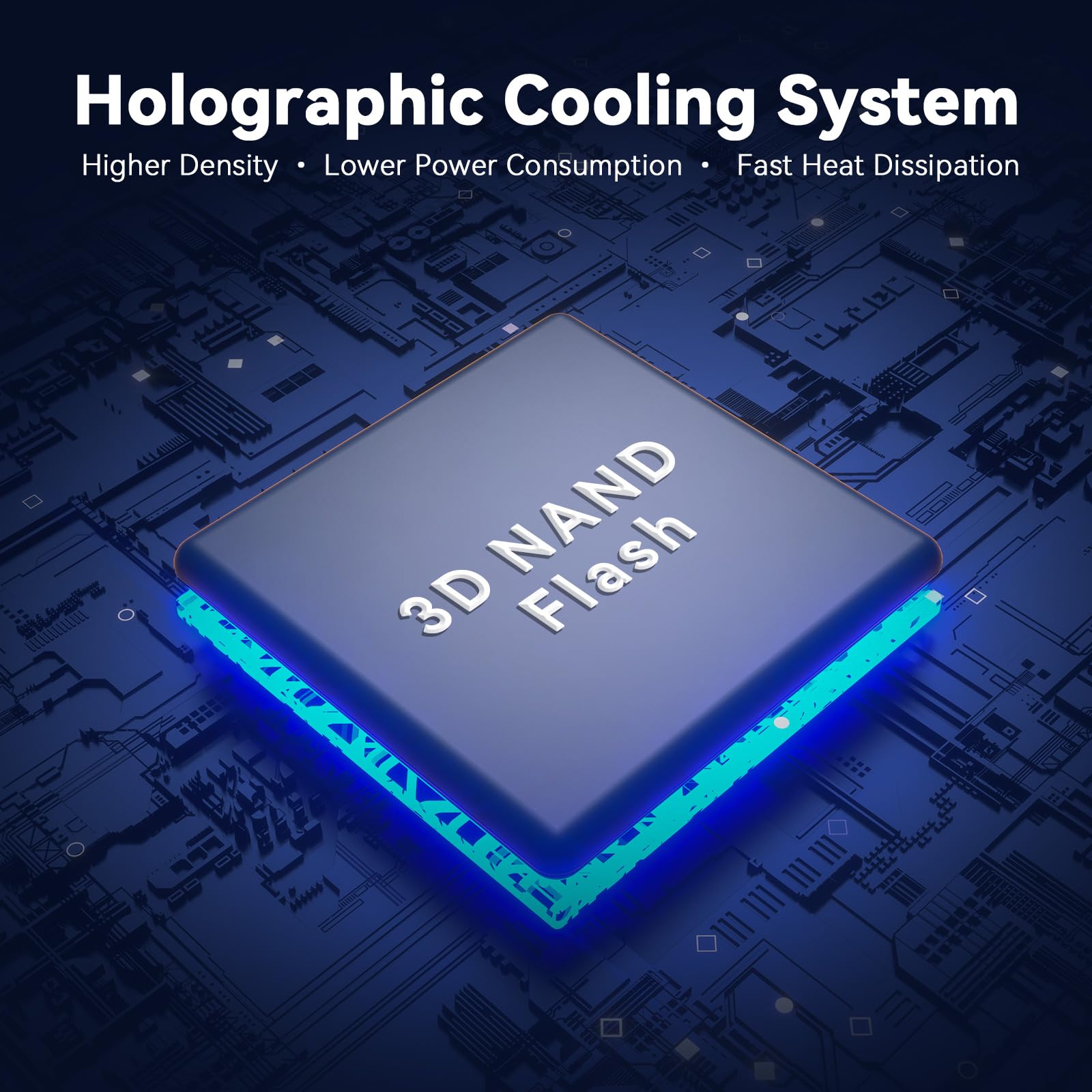 KingSpec OneBoom X400 2TB M.2 SSD Gen4 7300MB/s, TLC 3D NAND Internal NVMe SSD for Gaming & 4K Editing, Compatible with PC / PS5 / Laptop - Additional View