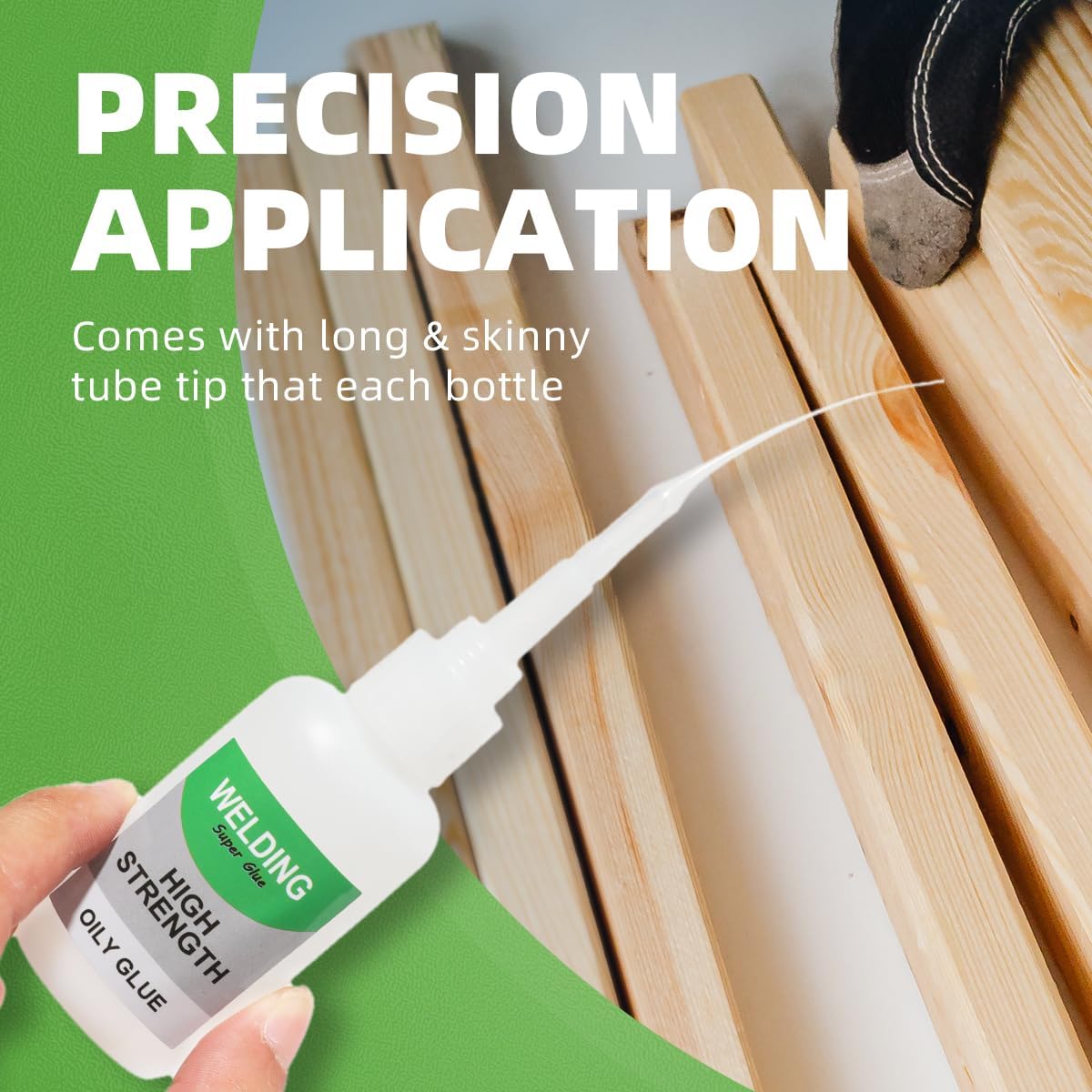 150ML High-Strength Oily Welding Glue, Universal Super Glue Gel, Instant Bond, Waterproof, for Wood, Metal, Ceramics, Leather, Glass