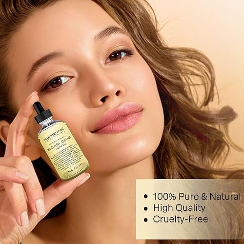 Miniatura 4 de Majestic Pure, sérum de aceite de castor para el crecimiento de pestañas. Producto puro y orgánico favorece el crecimiento de las cejas y pestañas.