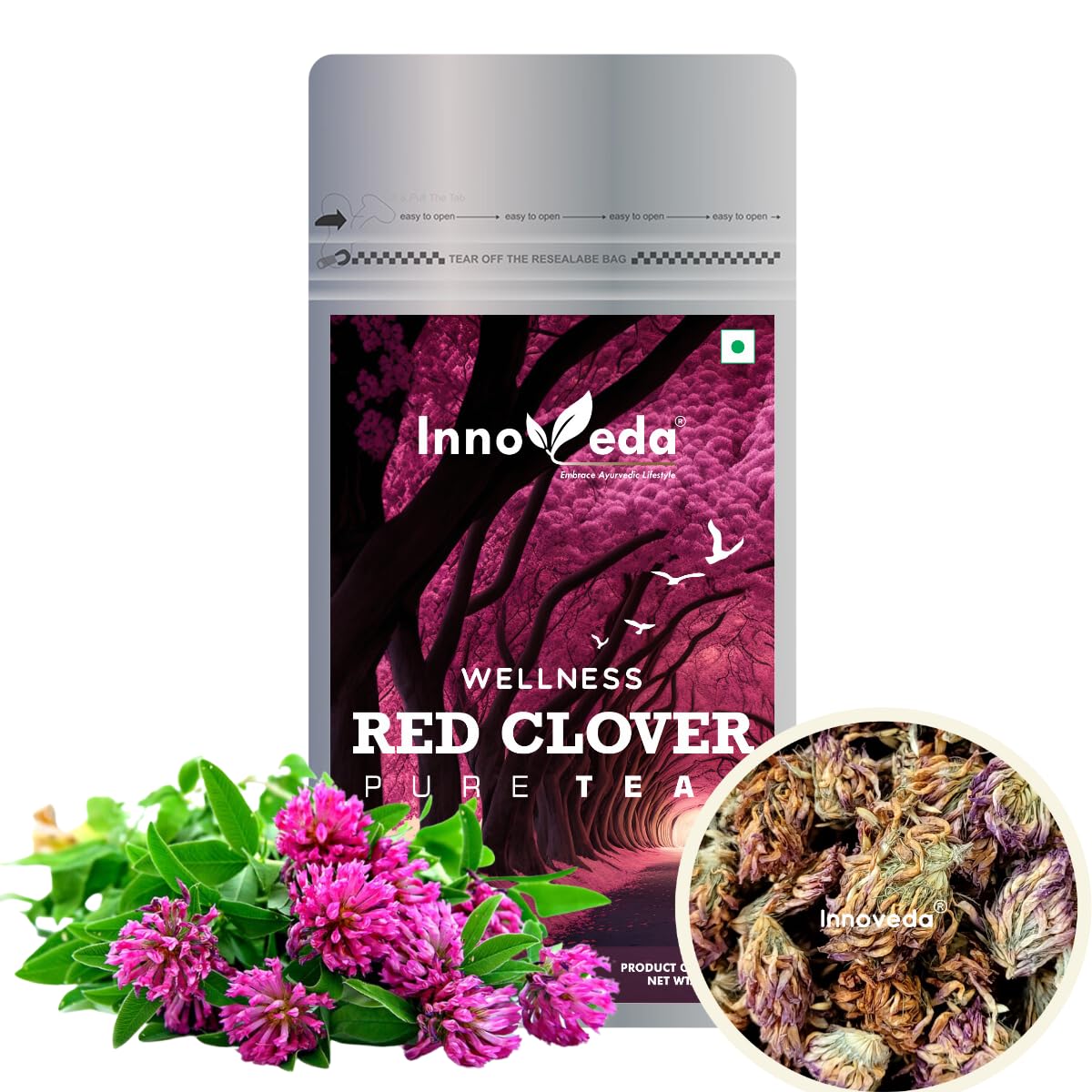 Red Clover Tea Good for Skin & Hair 28 Tea Cups (B0C74M39NF) Amazon Price History, Amazon Price Tracker
