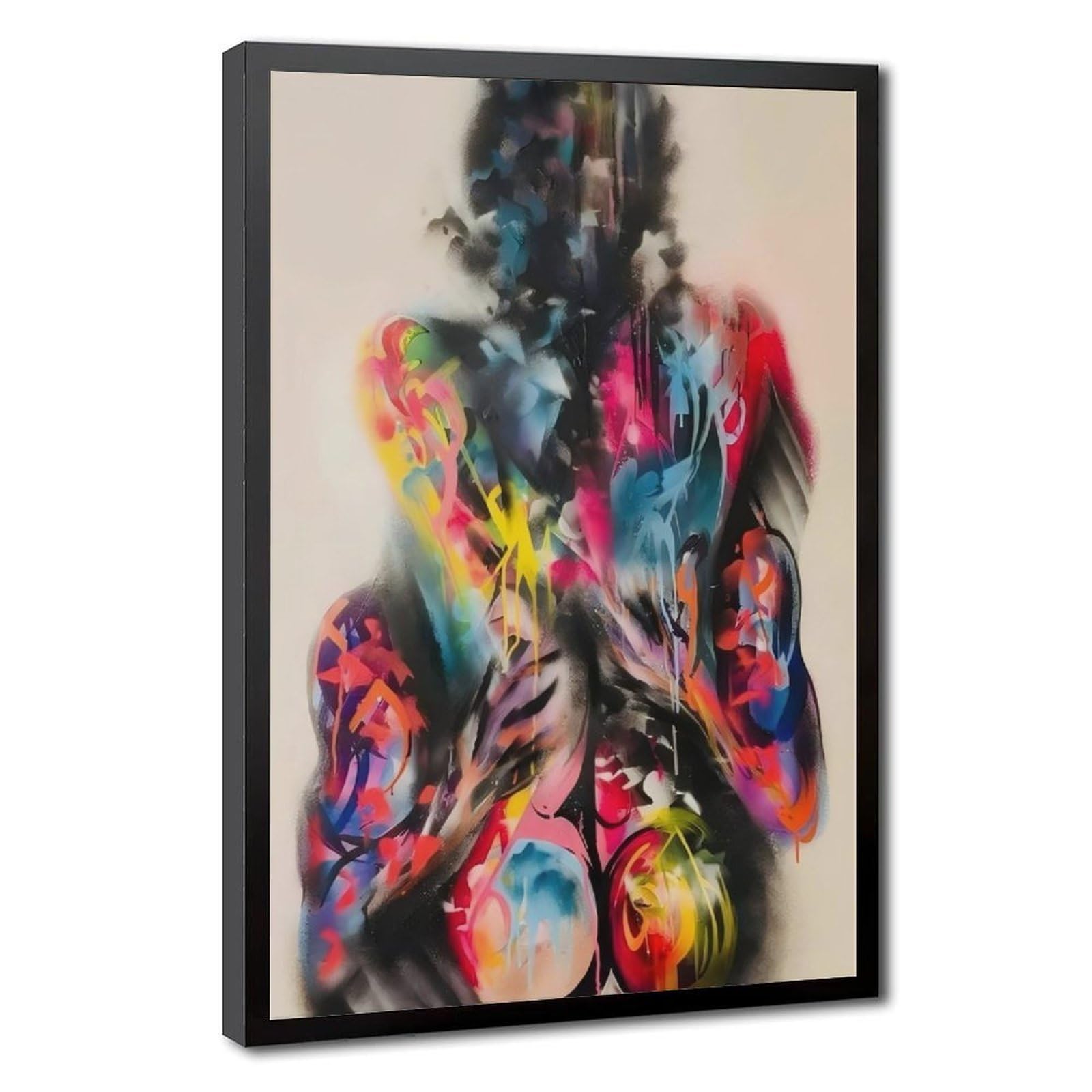 Bareronor Graffiti Poster Canvas Poster Bedroom Decor Landscape Office Room Decor Gift 24" L X 36" W