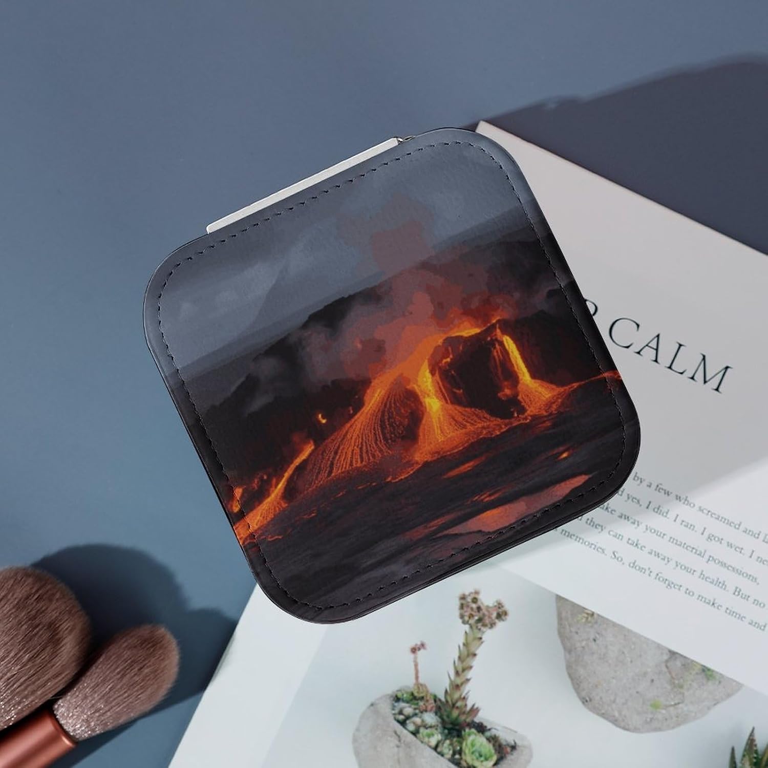 Kilauea Volcano Travel Jewelry Case Small Jewelry Organizer image 4