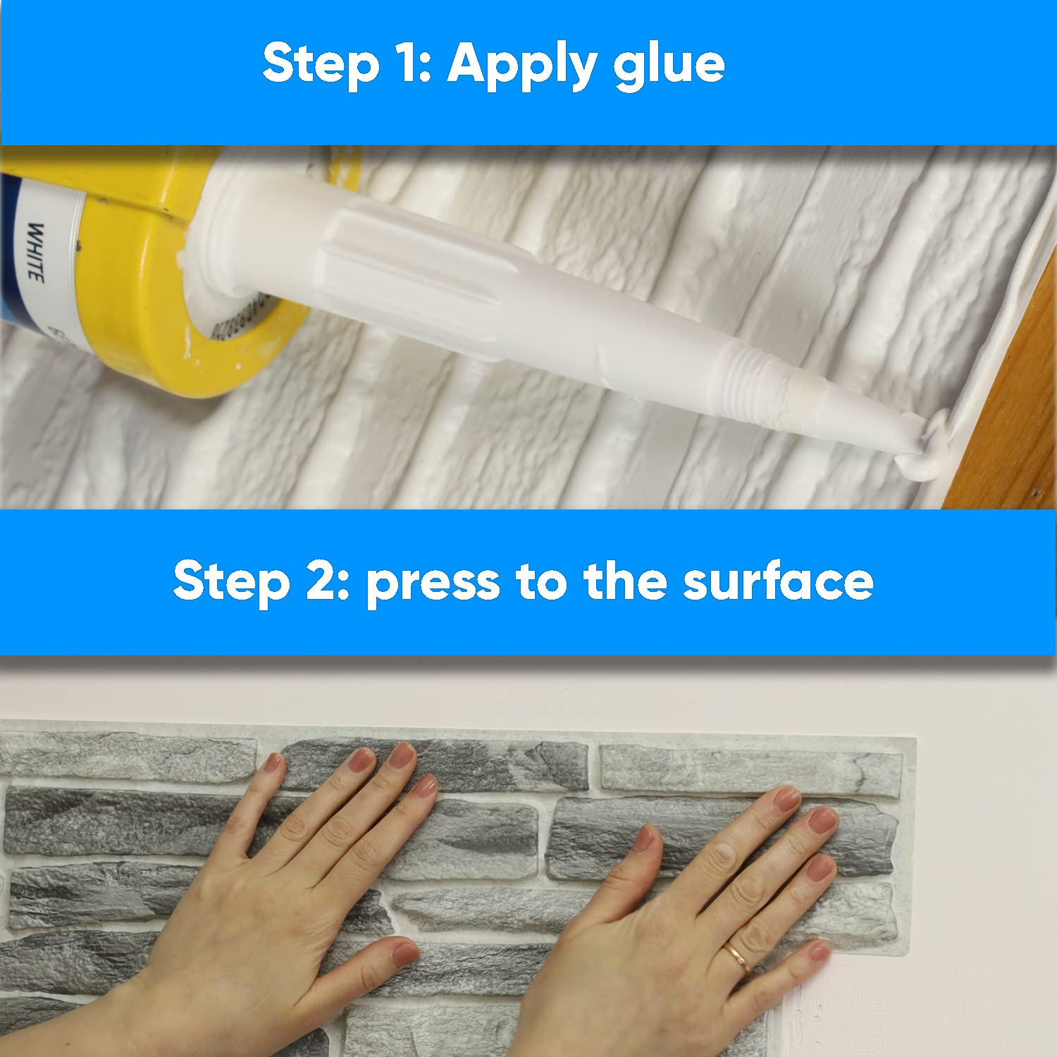 Grace Baltic - Pannelli da parete 3D per decorazione da parete interna non adesivi sottili ed elastici in PVC Pannelli Decorazione Murale Interna Tatuaggi Murali Materiale PVC 3D (18 pezzi / 8.82 m2)