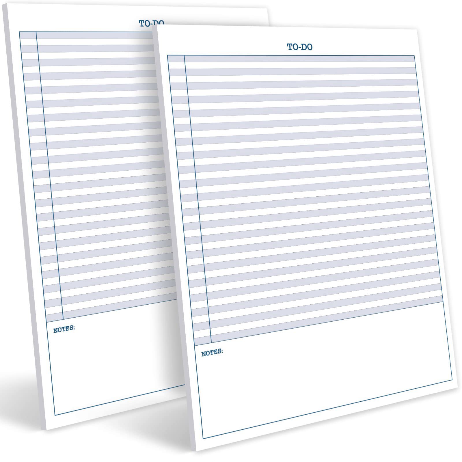 Global Printed Products Tages-To-Do-Liste, 2 Stück, 21,6 x 27,9 cm, 50 Blatt/Block