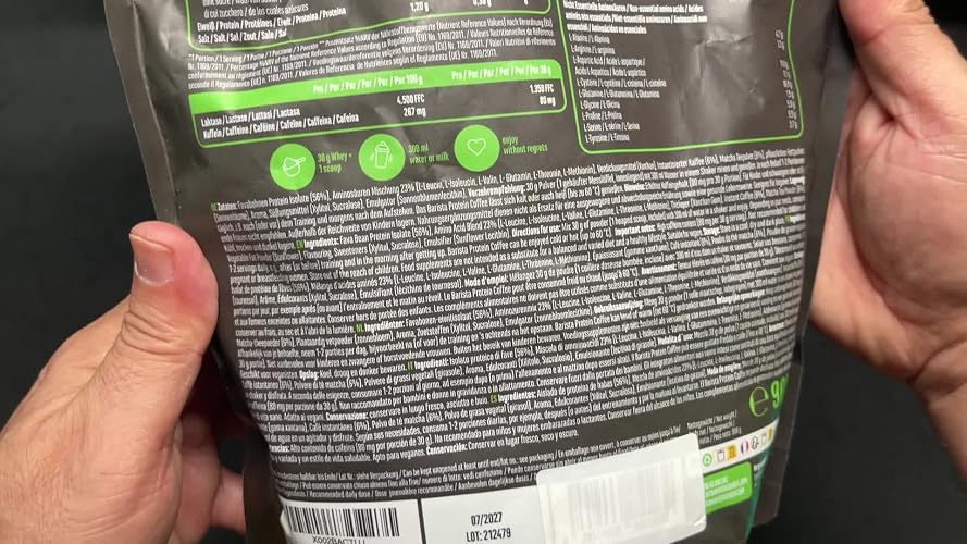 Barista Protein Coffee Matcha - Caffè Proteico In Polvere 908g, 20g Proteine, Basso Zucchero, Caffeina Naturale, Senza Lattosio - 2