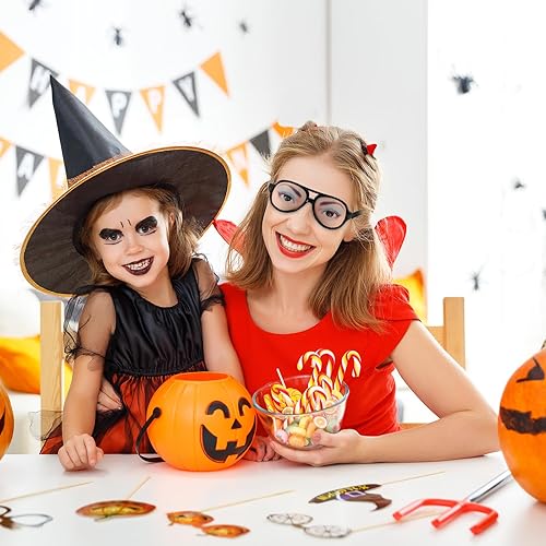 Miniatura 9 de TOYANDONA 6 gafas divertidas de broma para disfraz de broma para fiesta de Halloween, accesorios para fotos