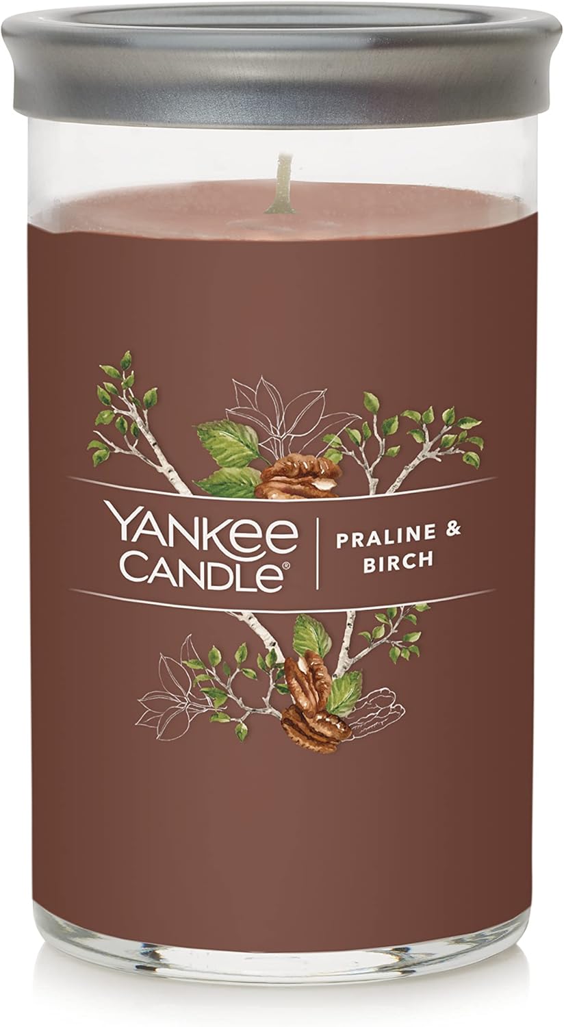 Yankee Candle Praline & Birch Signature Medium Pillar