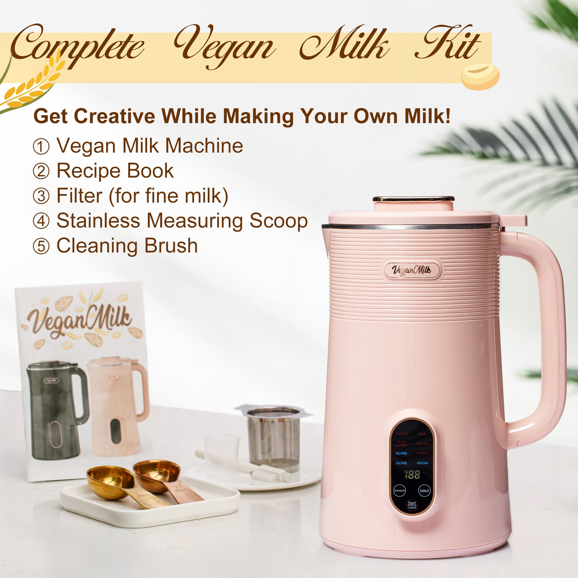 新品　P-leche Plantmilk maker ホワイト 福農産業 P-leche プラントミルクメーカー （300ml ピーレチェ