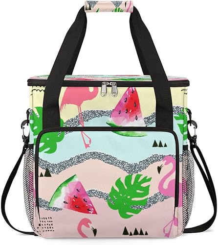 Bolsa de transporte para cafetera Keurig K-Mini o K-Mini Plus K-Mini Plus K-Cup de flamenco, cafetera portátil, bolsa de viaje