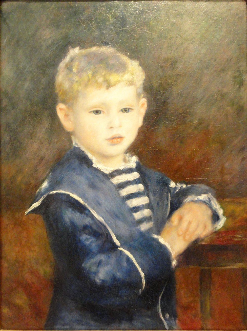 Lámina de Pierre Auguste Renoir Portrait of Paul Haviland, decoración elegante con acabado mate