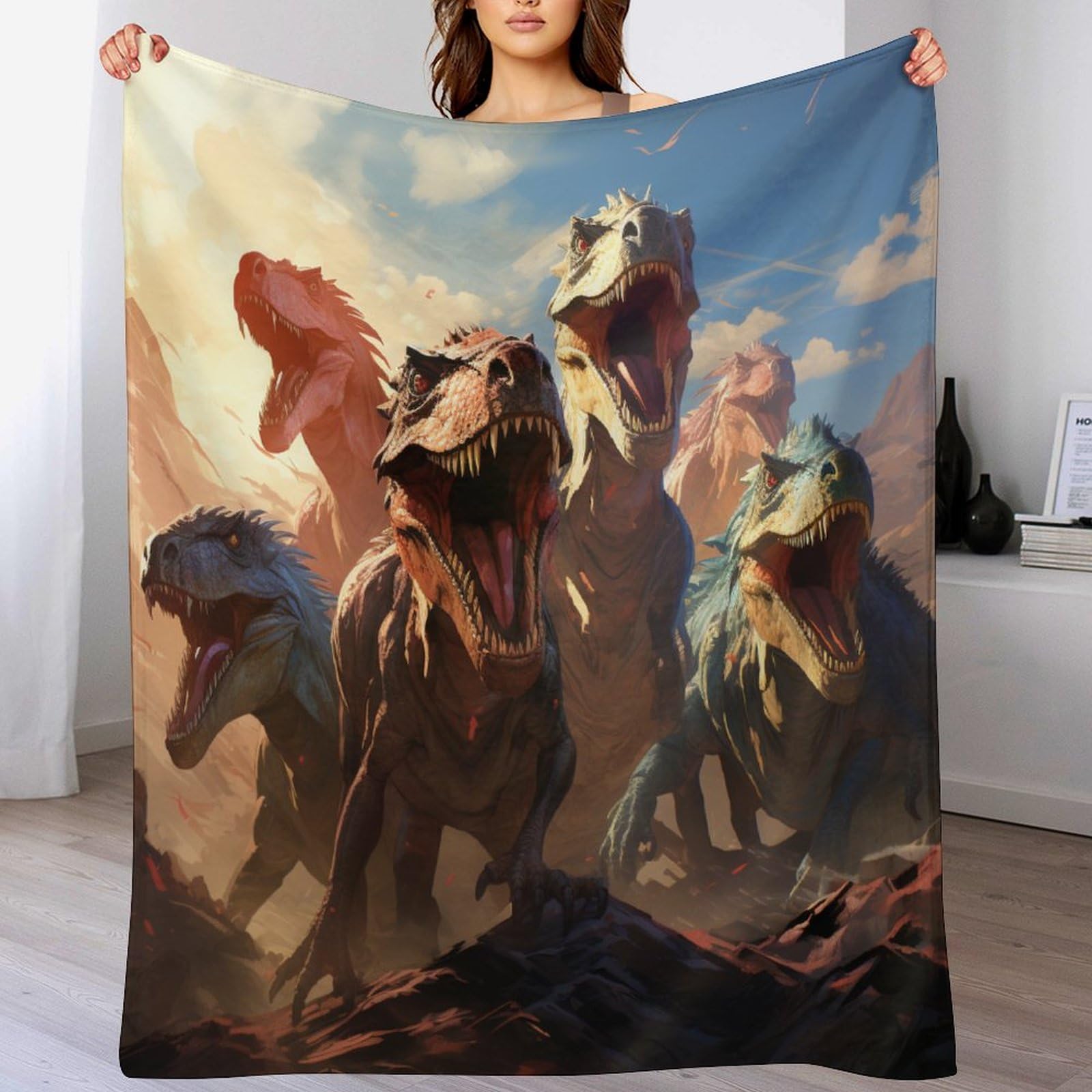 Manta de forro polar de franela suave para cama y sofa de 130x180 cm en salon