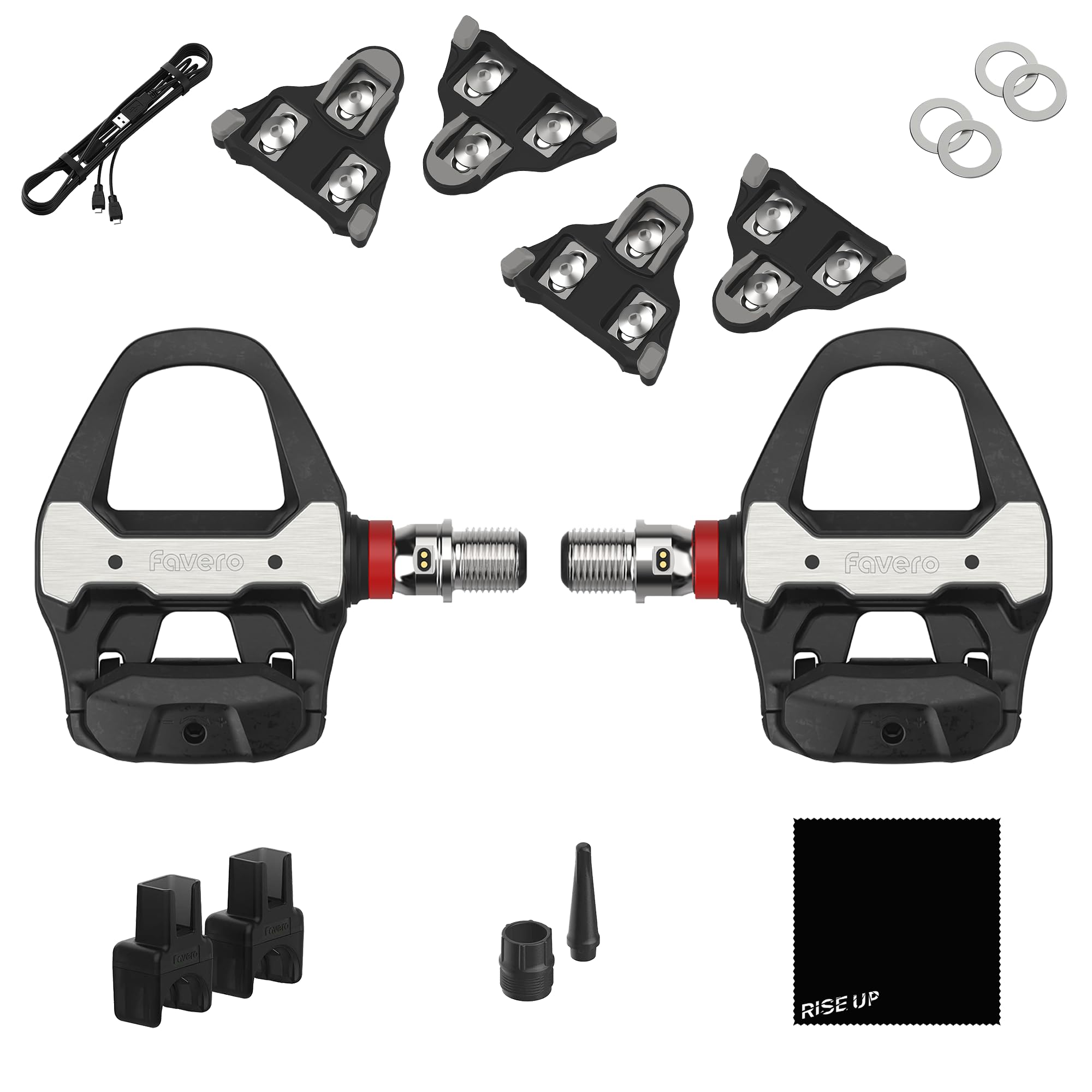 パーツ FAVERO Assioma PRO RS-2 Favero Assioma PRO RS-2, pedal lateral com sensor duplo, SPD-SL