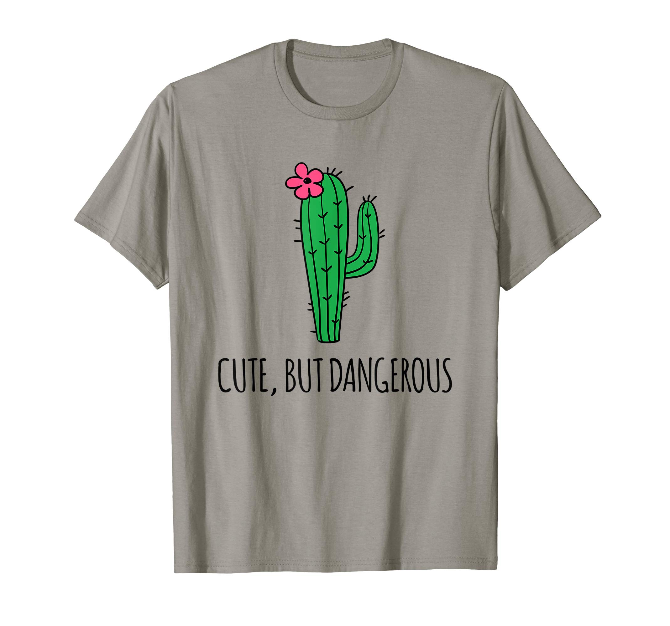 Funny Plant ShirtsCute But Dangerous Funny Cactus Plant Garden T-Shirt