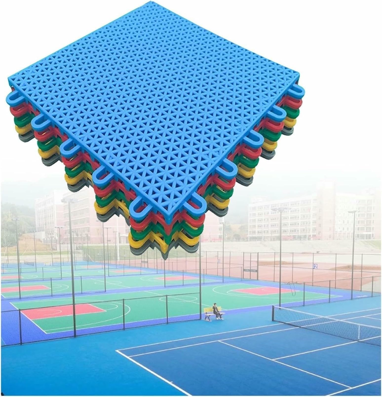Dalle de court de badminton pour terrain de jardin CNPRAZ