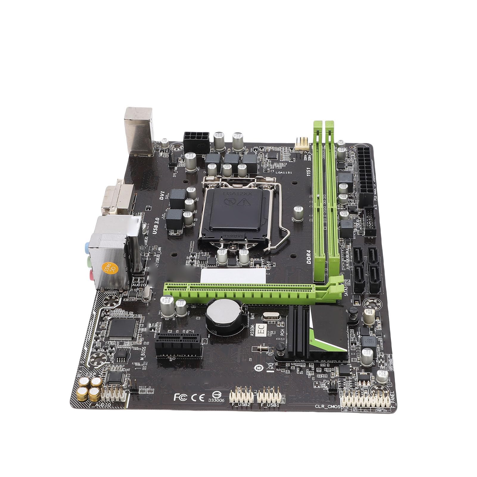 Elprico Scheda Madre Micro ATX, LGA 1151, DDR4 Fino a 2133 MHz, Supporto Processori Core I7 I5 I3 di Sesta e Settima Generazione, Scheda Madre PC con 6 Porte USB 3.0 e 6 Porte USB 2.0