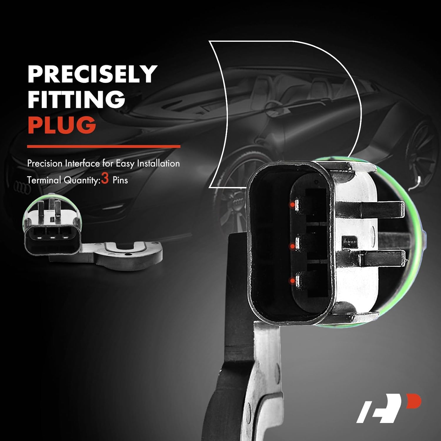 A-Premium Engine Camshaft Position Sensor Compatible with Chrysler Pacifica 2008 Town & Country & Dodge Grand Caravan 2008-2010 & Jeep Wrangler 2008-2011, Replace# 05149078AD, 05149078AC