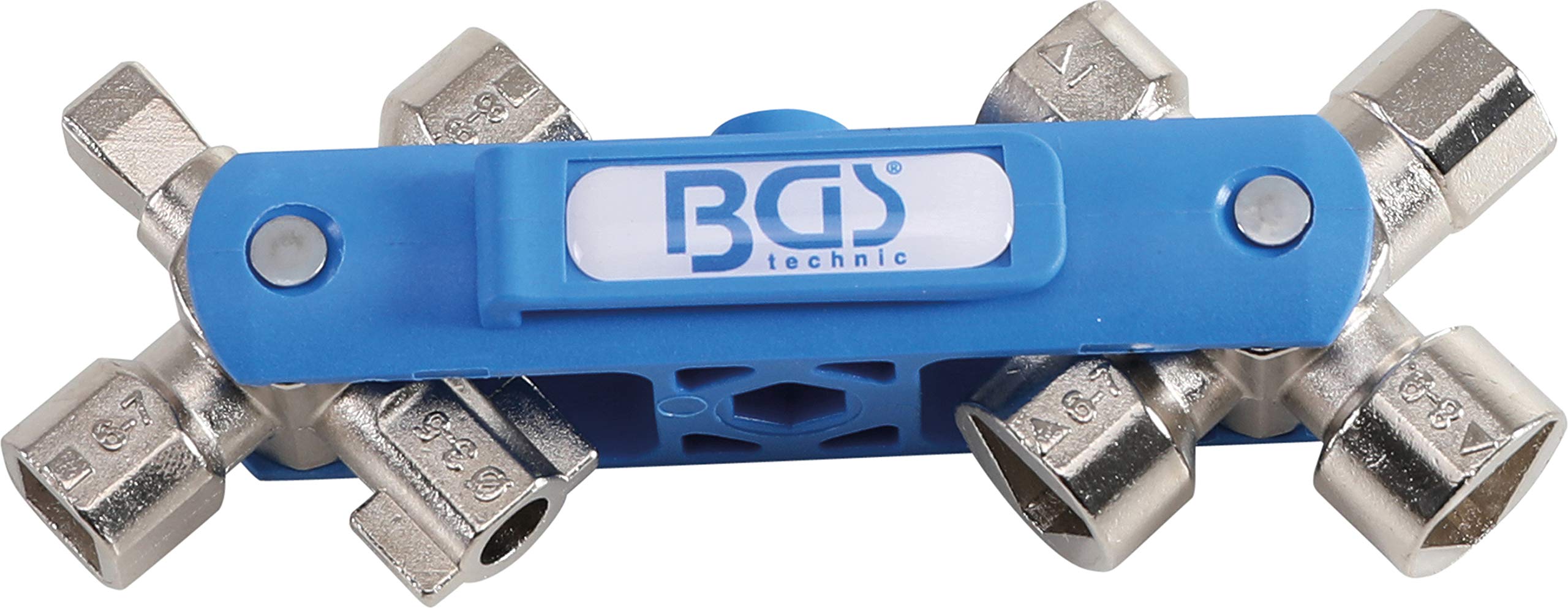 Bgs Silber / Blau / Weiß 1469 | Universal Switchboard Key "Submaker Quadro 10 In 1" 10In