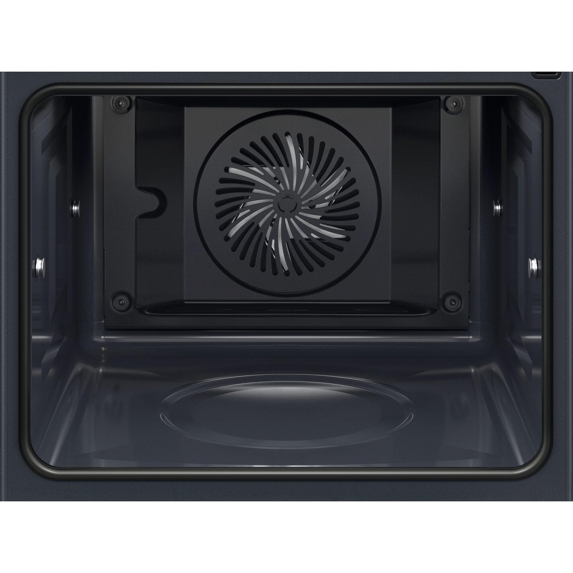 AEG BEK435120W – Horno Multifunción SurroundCook WhiteLine, 9 Funciones, Limpieza AquaClean, Pantalla Táctil, Mandos Escamoteables, Carriles Telescópicos 1 Nivel, Blanco, Clase A+