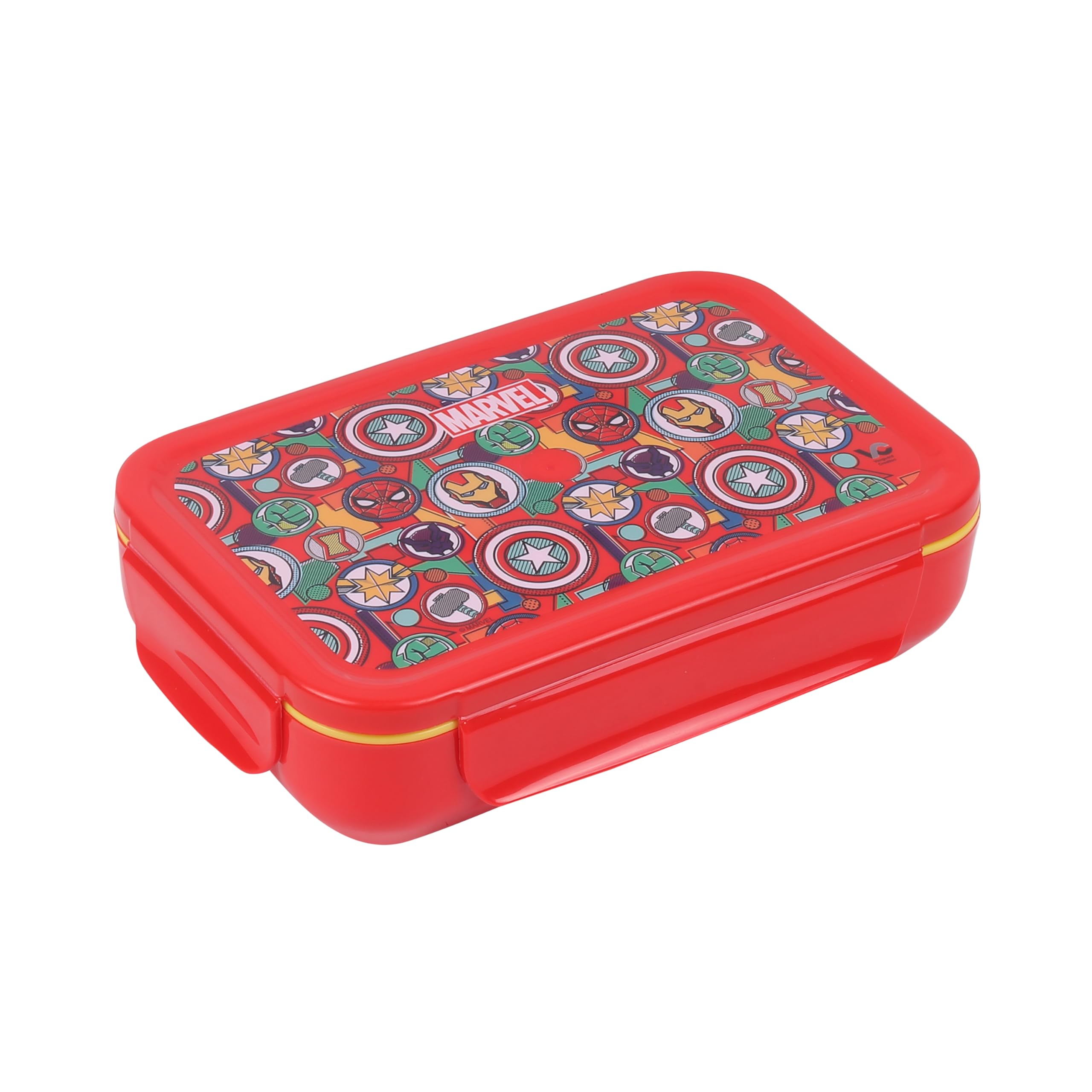 Marvel Avengers Superhero Kids Lunch Box for School | Leakproof Tiffin Box | Stainless Steel & BPA-Free Plastic | Insulated Hot Food Box for Boys Girls | Kids Tiffin Box Steel-picture-12