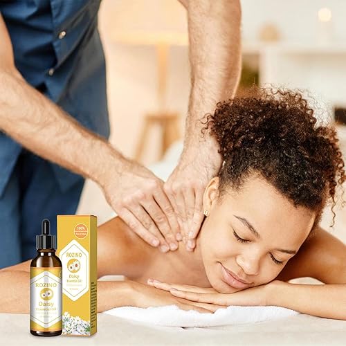 Miniatura 3 de Massage Therpy Oil, 100ml Natural Massage Oils, Scent Massaging Oil with A Natural Daisy Essence, Soothing Essentil Oils with Rich Skin Relaxation,