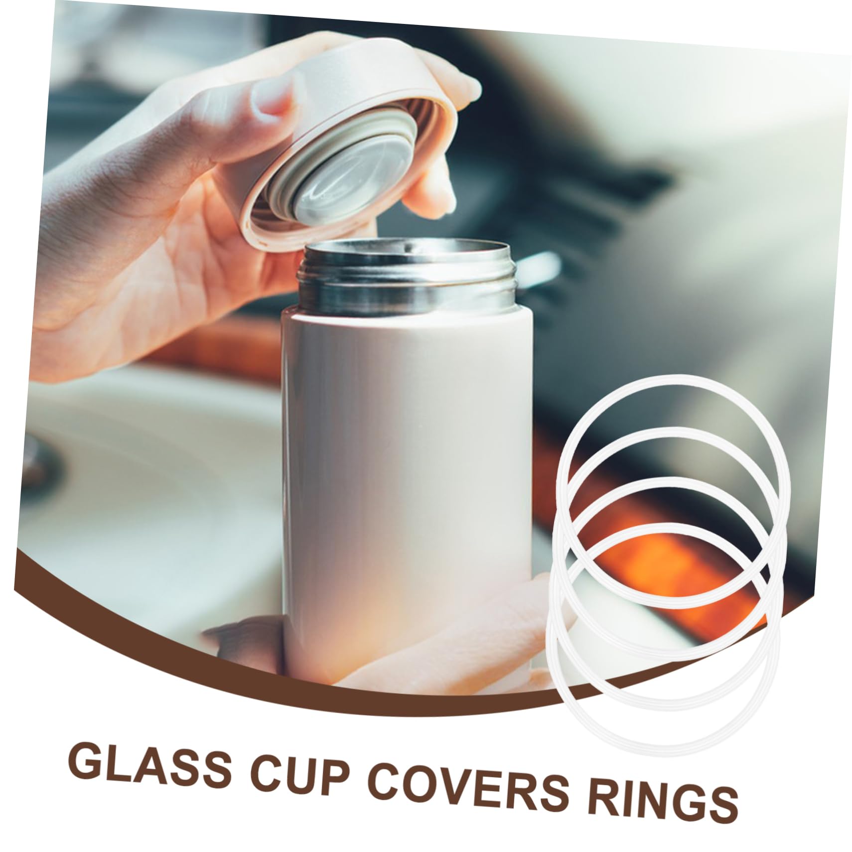 Amazon.com: Totority 4pcs Silicone Sealing Rings for Insulated Cups  Leakproof Replacement Gaskets for Glass and Stainless Steel Mugs Easy to  Install Seals for Everyday Use : Sports & Outdoors