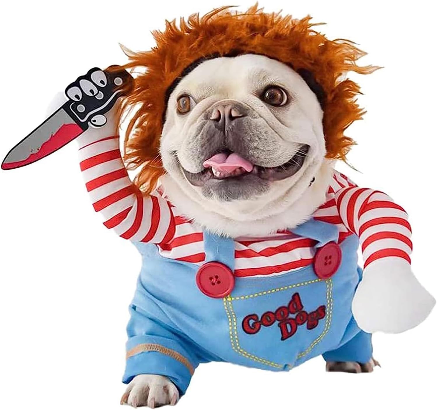 Pet Halloween Costume, Dog Funny Costume Halloween Cosplay Outfits Cute Clothes Adjustable Party Dress Up Apparel Accessories for Small Medium Large Dogs (Medium)