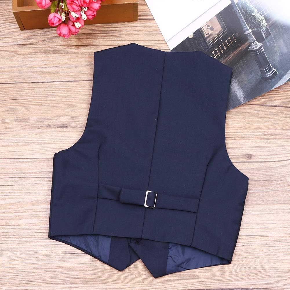 Freebily Kids Boys Gentleman Formal Suits Vest Waistcoat