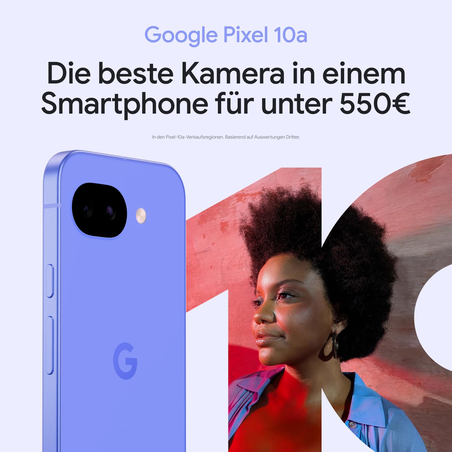 Google Pixel 10a – 7 Jahre Betriebssystem- und Sicherheitsupdates, mehr als 30 Stunden Akkulaufzeit, Kamera-Coach, Gemini Live, Pixel-Sicherheitsfunktionen - Obsidian, 128GB