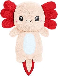 Axolotl Microwavable Unscented Heating Pad for Women and Kids- Cute Soft Cozy Pillow Plush Heatable Warm Stuffed Animals - Kawaii Hot and Cold Plushie Food Toy - Axolotl Gifts for Girls and Boys