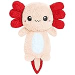 Axolotl Microwavable Unscented 1.5 lbs Heating Pad For Women And Kids- Cute Soft Cozy Pillow Plush Heatable Warm Stuffed Animals- Kawaii Hot And Cold Plushie Food Toy- Axolotl Gifts For Girls And Boys