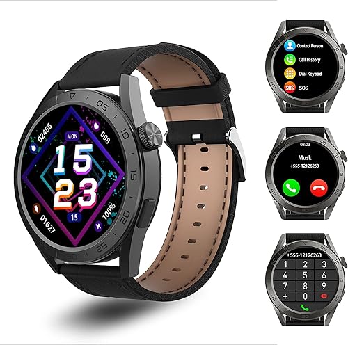 Miniatura 1 de Aimery Reloj inteligente para hombres y mujeres, reloj inteligente con monitor de sueño de frecuencia cardíaca de oxígeno en sangre, reloj