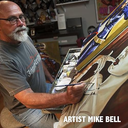 Miniatura 6 de Monstruo melancólico por Mike Bell Frankenstein Martini MCM Retro enmarcado impresión artística