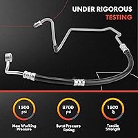 Vista 2 de A-Premium Conjunto de línea de manguera de presión de dirección asistida compatible con Hyundai Genesis Coupe 2010 2011 2012 2013 2014, 2.0L RWD