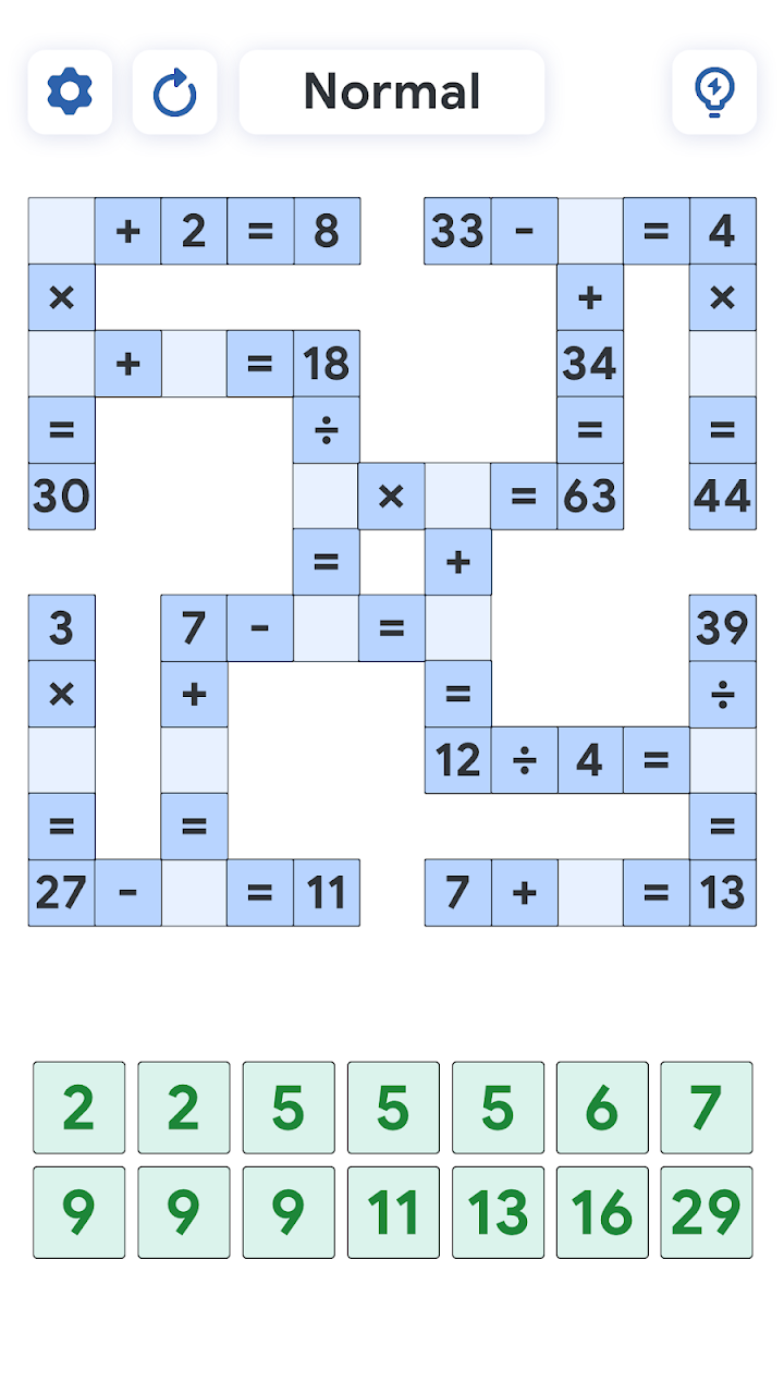 Crossmath Games Math Puzzle App on Amazon Appstore