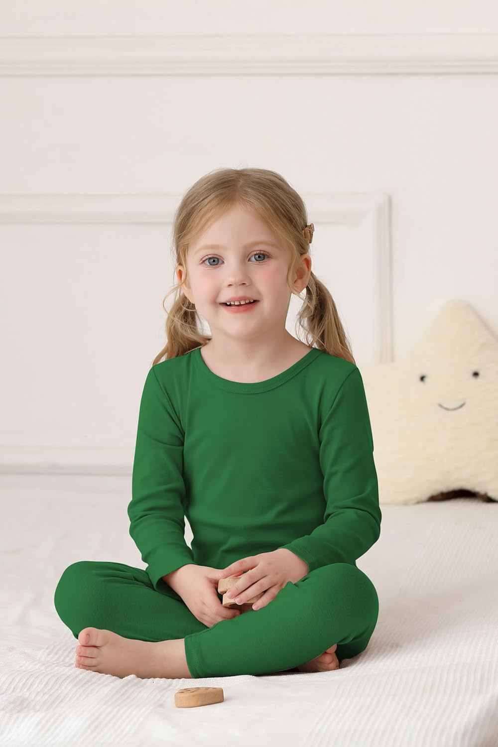 Resinta Baby Toddler Boys Girls Cotton Long Sleeve Shirt and Legging Set Kids Ribbed Basic Pant 2-Piece for Daily Life - Image 6