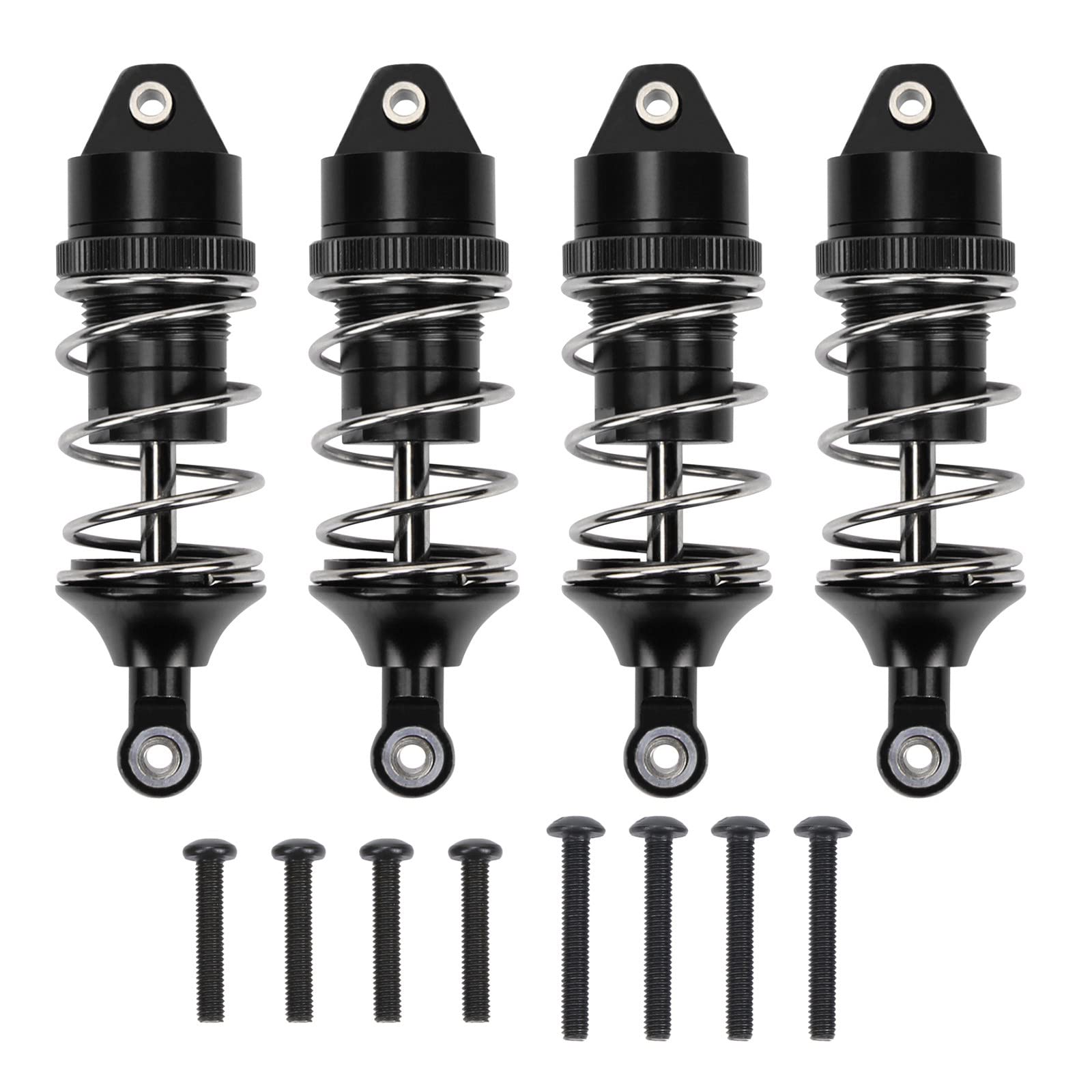 RCAWD ARRMA Vendetta 3S Infraction 70MM MEGA Front Rear Shocks for 1/8 Bash Rc ARA4319V3 ARA4215V3 Series Upgrades Part Black