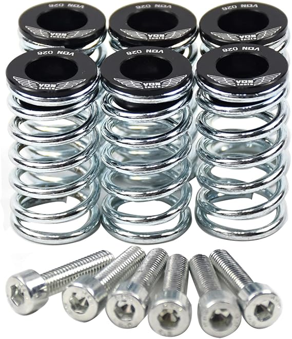 Dry Clutch Spring Alloy Collar Cap Kit 065916555 using with Ducati Pressure Plate in Black Version