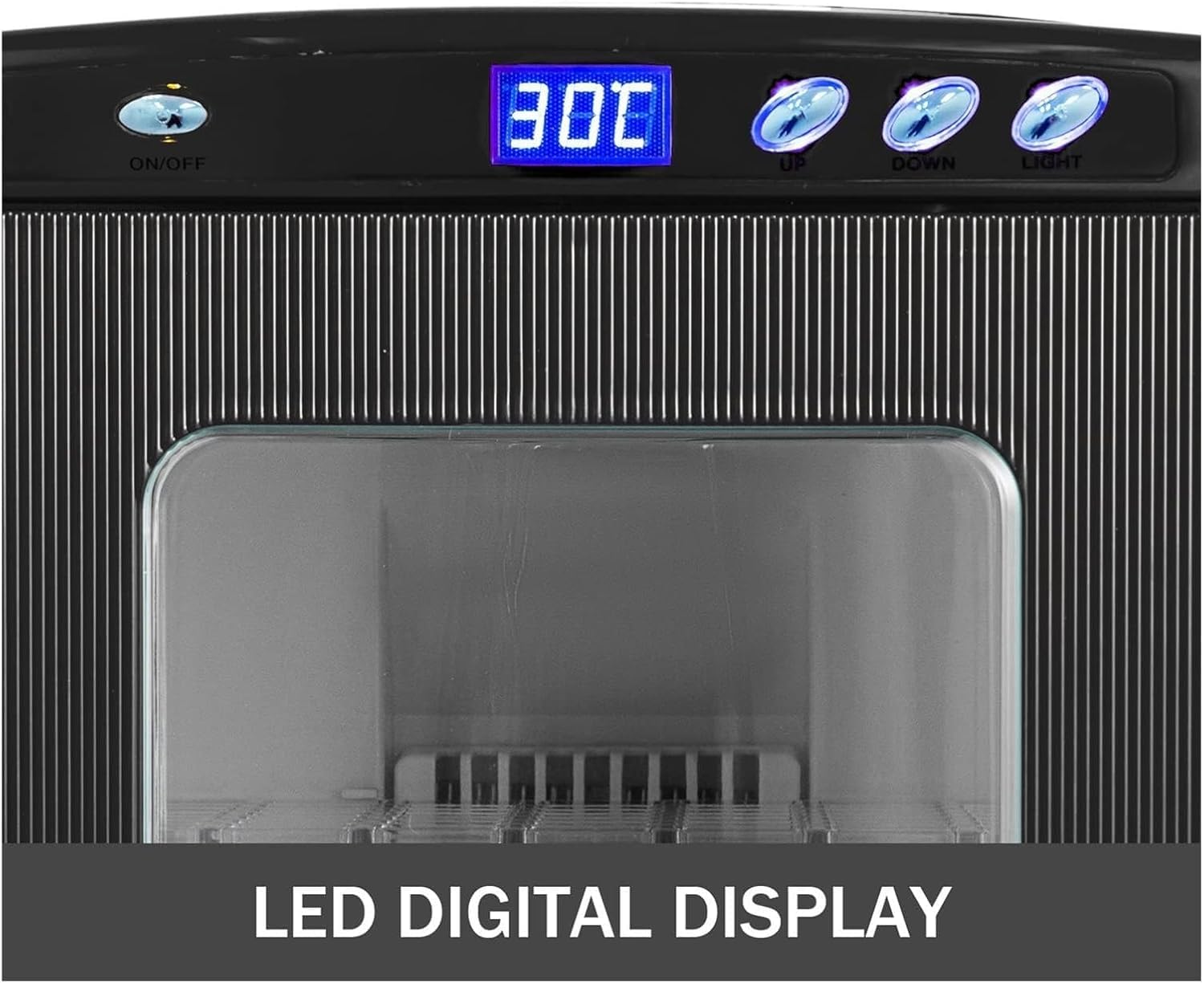 Incubadora Portátil para Reptiles con Termostato Digital (5°C-60°C), Gran Capacidad 25L para la Incubación y Cría de Huevos de Camaleón, Lagarto, Tortuga, Pantalla LED, Control de Humedad Ajustable