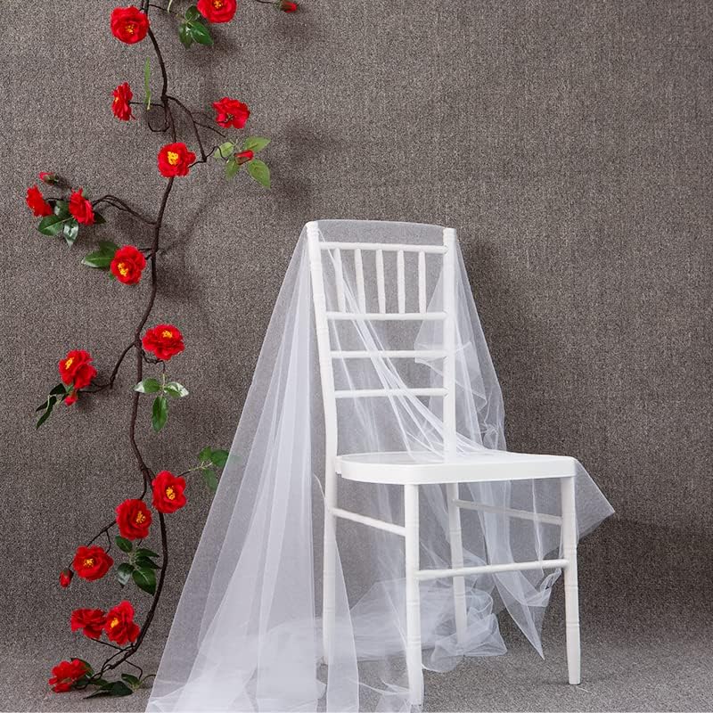 10pcs Chair Decoration Thread Sash Wedding Hotel Party Chair Streamer Wedding Arch Drape Fabric Voile Blue Wedding Sash-Pink, 10pcs (Green 10pcs)