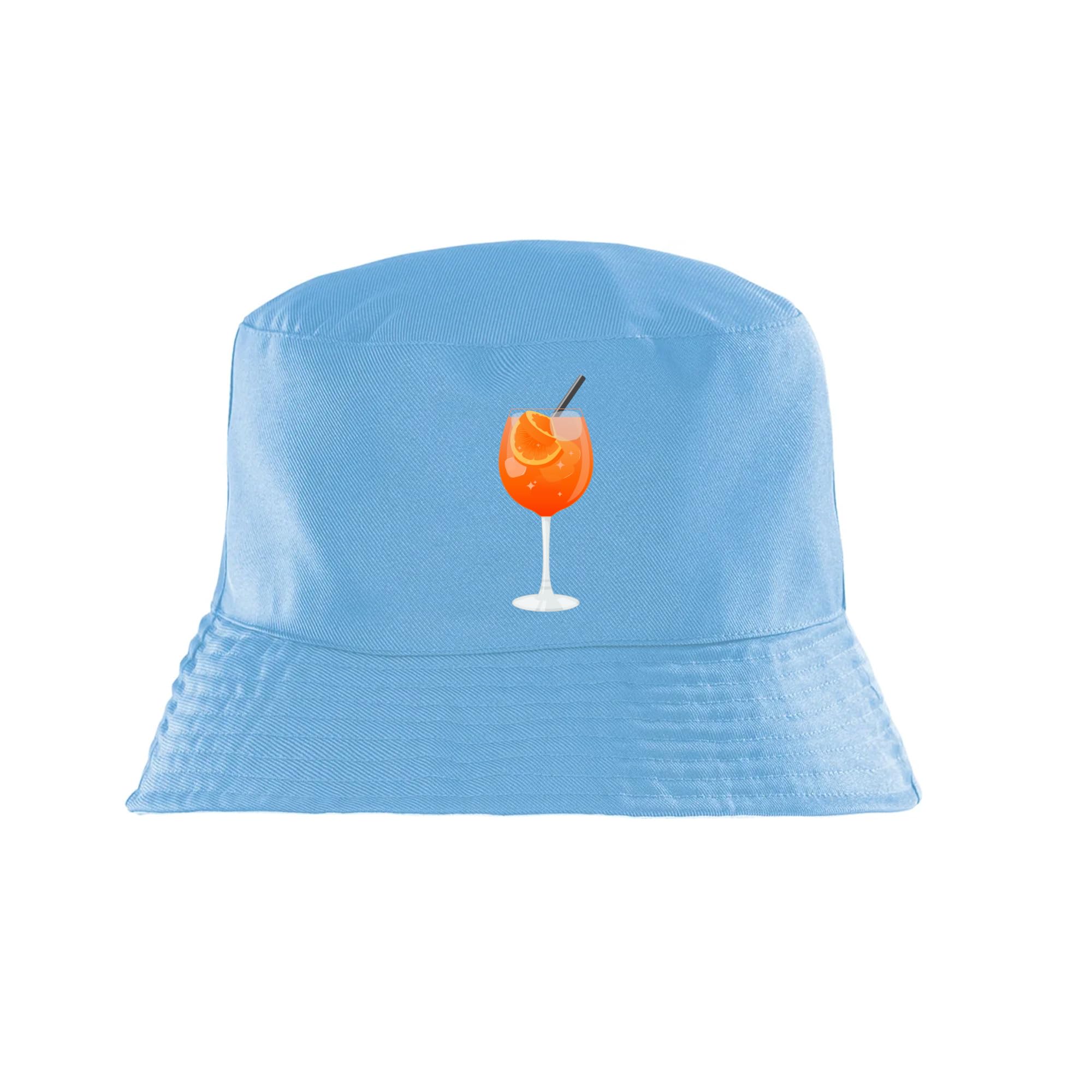 New Spirit Original Orange aperol Spritz Cocktail Summer Drink Adults Bucket hat, Novelty Hats Humerous Iconic Funny Fun Joke Pun Silly Trendy