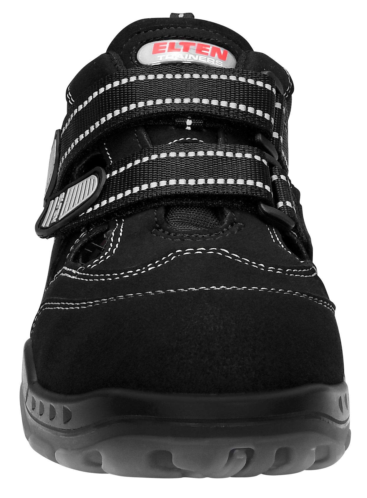 ELTEN Sicherheitsschuhe SCOTT ESD S1, Damen und Herren, Textil, Kunststoffkappe (leichter als Stahlkappe), leicht, sportlich, Schwarz, Größe: 42