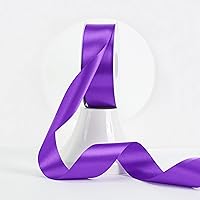 Vista 152 de MEEDEE - Cinta de satén blanca de 2 pulgadas, cinta blanca de lujo de doble cara de 25 yardas, cintas de seda para envoltorios de regalo