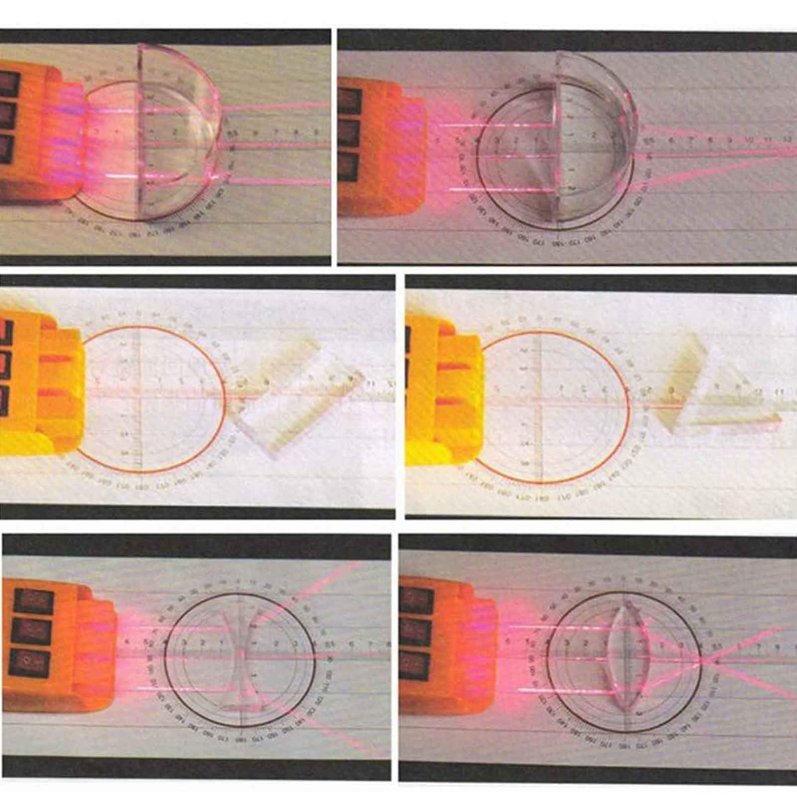 SePKUs Set di Ottica Fisica, Set Completo da banco Ottico per Laboratori, Strumenti didattici per esperimenti di Fisica, Set Completo di Accessori didattici
