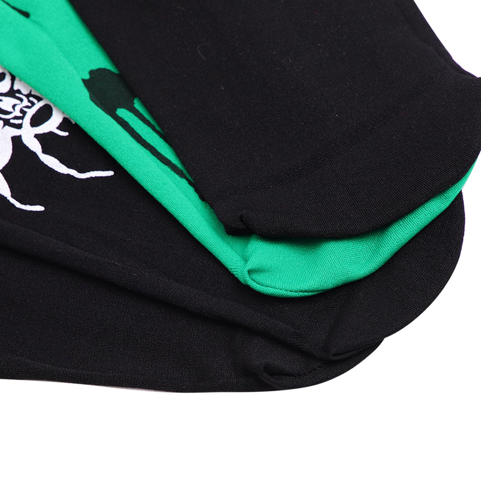 Sewroro 12 Paires Chaussettes Longues Vampire à Motifs Horreur pour Halloween, Bas Respirants en Fibres Acryliques, Confortables et Souples, pour Cosplay et Fêtes