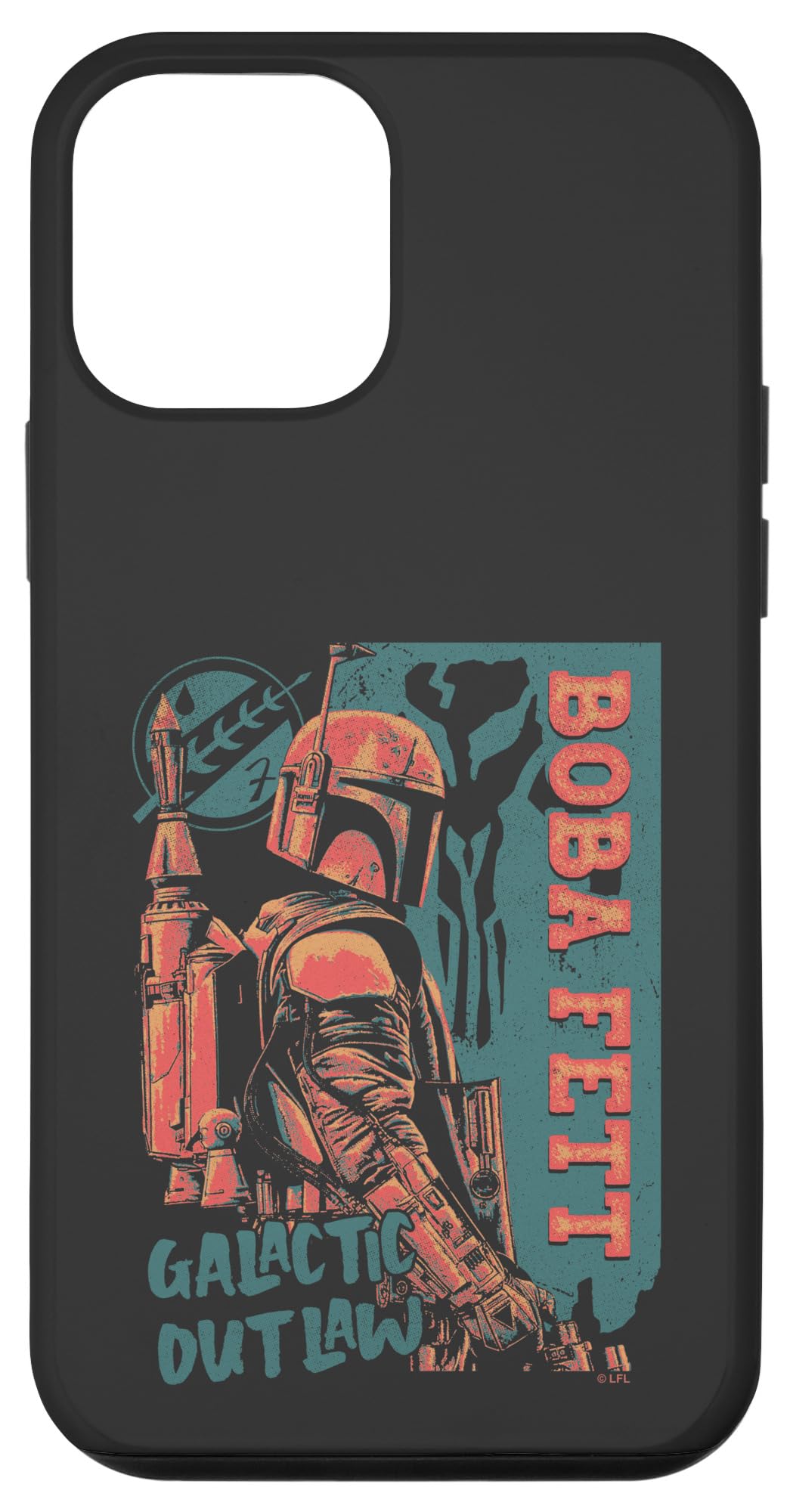iPhone 12 mini Star Wars: The Book Of Boba Fett Galactic Outlaw Poster Case