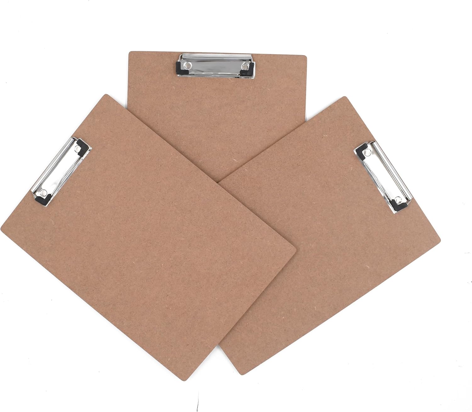 IVEI Clip Pad Writing Board | Examination Board, Drawing Pad & Note-Taking Board | MDF A4 Plain - Set of 3 | Exam Pad (Plain)